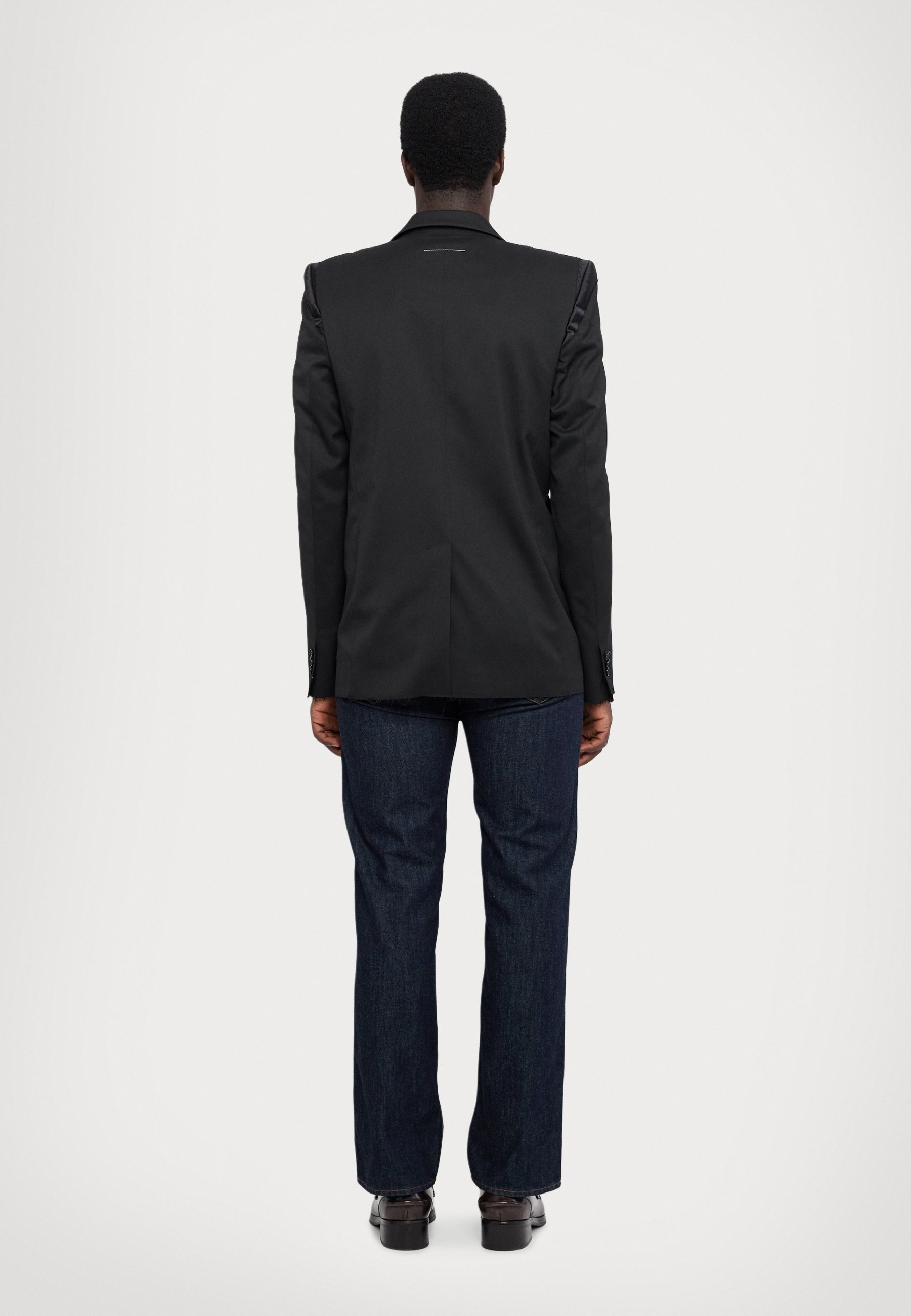 MM6 Maison Margiela★素敵！Gilet Peak Lapel Longline Blazer MM6 Maison Margiela JACKET - Blazer - brown/dark brown