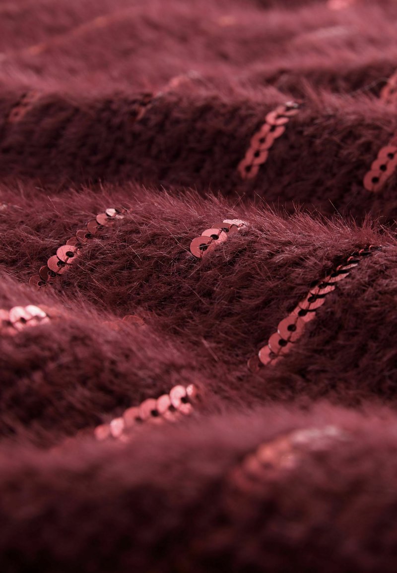 Next Abito in maglia burgundy red/rosso