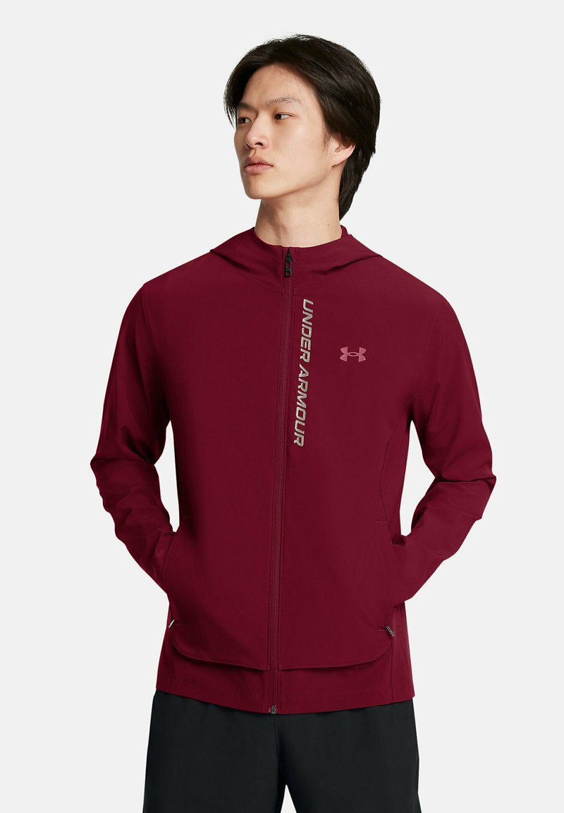 Under Armour OUTRUN THE STORM - Träningsjacka - cardinal