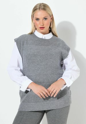 Top - medium mottled grey
