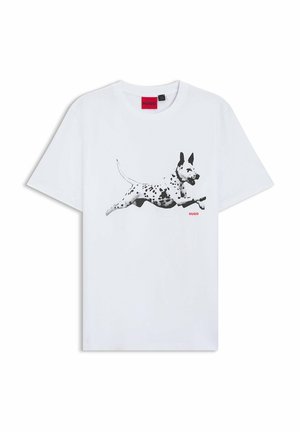 HUGO, DIRUNN - T-shirt imprimé - natural one