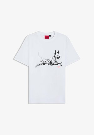 HUGO, DIRUNN - T-shirt imprimé - natural one