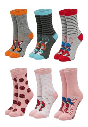 Miraculous LADYBUG 6 PAAR - Calcetines - mehrfarbig