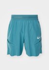 COURT SLAM - Pantalón corto de deporte - mineral teal/high voltage white