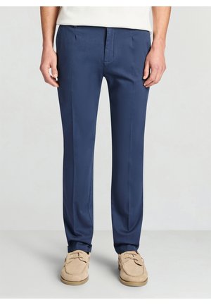 LUNGO TINTA UNITA - Chino - blu navy