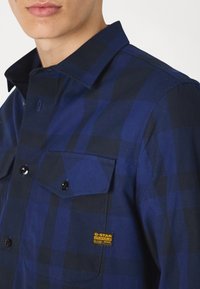 G-STAR MARINE SLIM - Marškiniai - imperial blue bold check