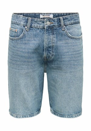 Only & Sons ONSEDGE GERADE GESCHNITTEN  - Jeansshort - medium blue denim