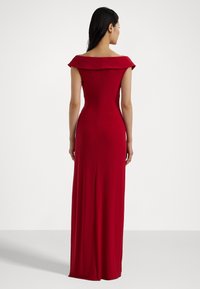 Lauren Ralph Lauren JERSEY OFF THE SHOULDER GOWN - Iltapuku - festive red