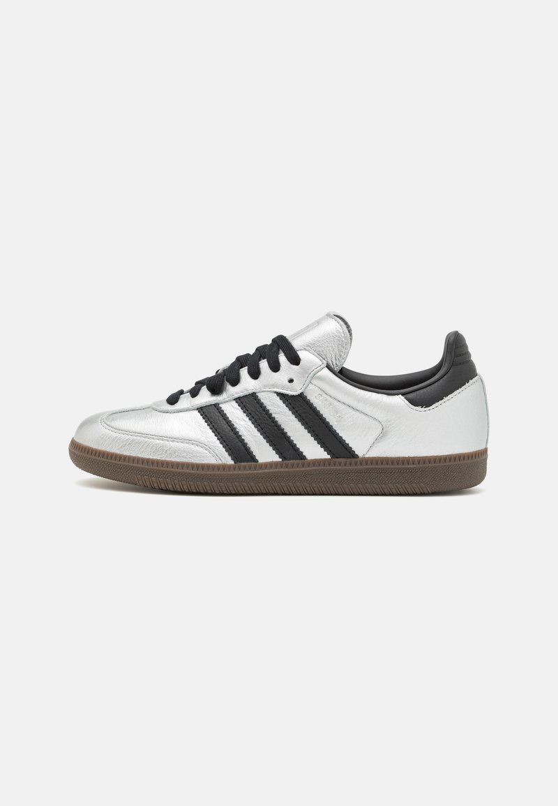 adidas Originals SAMBA - Trainers - silver metallic/core black