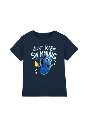 Disney FINDING NEMO DORY JUST KEEP SWIMMING - T-Shirt print - dark blue