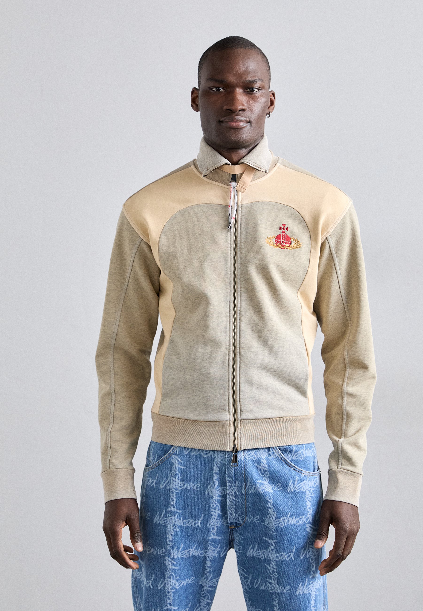 Vivienne Westwood ストライプ ジャケット フリンジ付き Vivienne Westwood ヴィヴィアン スクールジャケット ストライプ