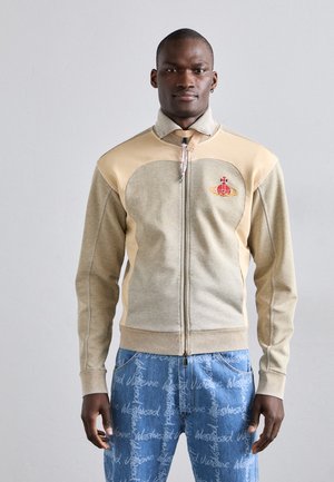 ALIEN TRACK JACKET - Sweat zippé - sand overdye