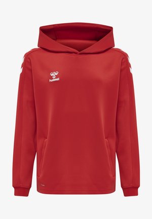 Hummel Felpa con cappuccio - dark red