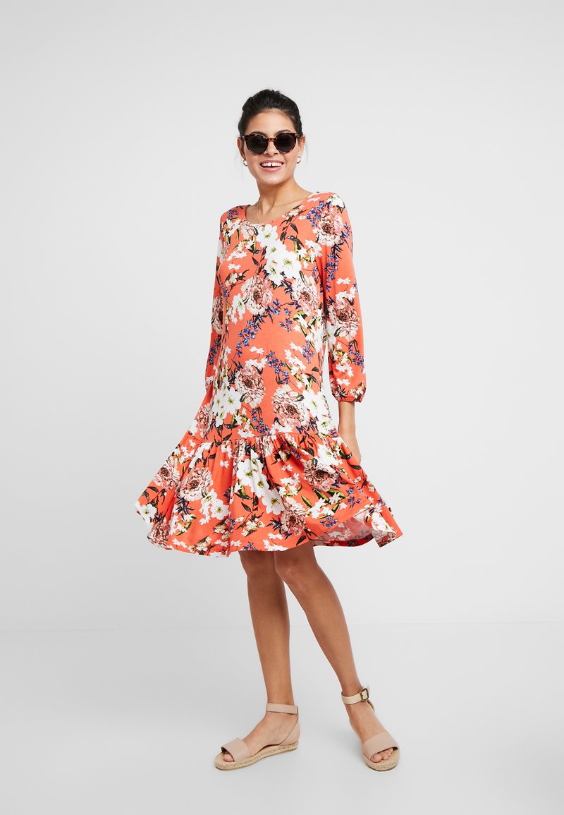 S Oliver Kleid Strandaccessoire Koralle Zalando De