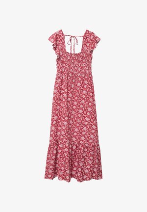 Cache Cache, CACHE CACHE CACHE CACHE LANGES AUSGESTELLTES SMOCKKLEID - Vestido informal - rouge