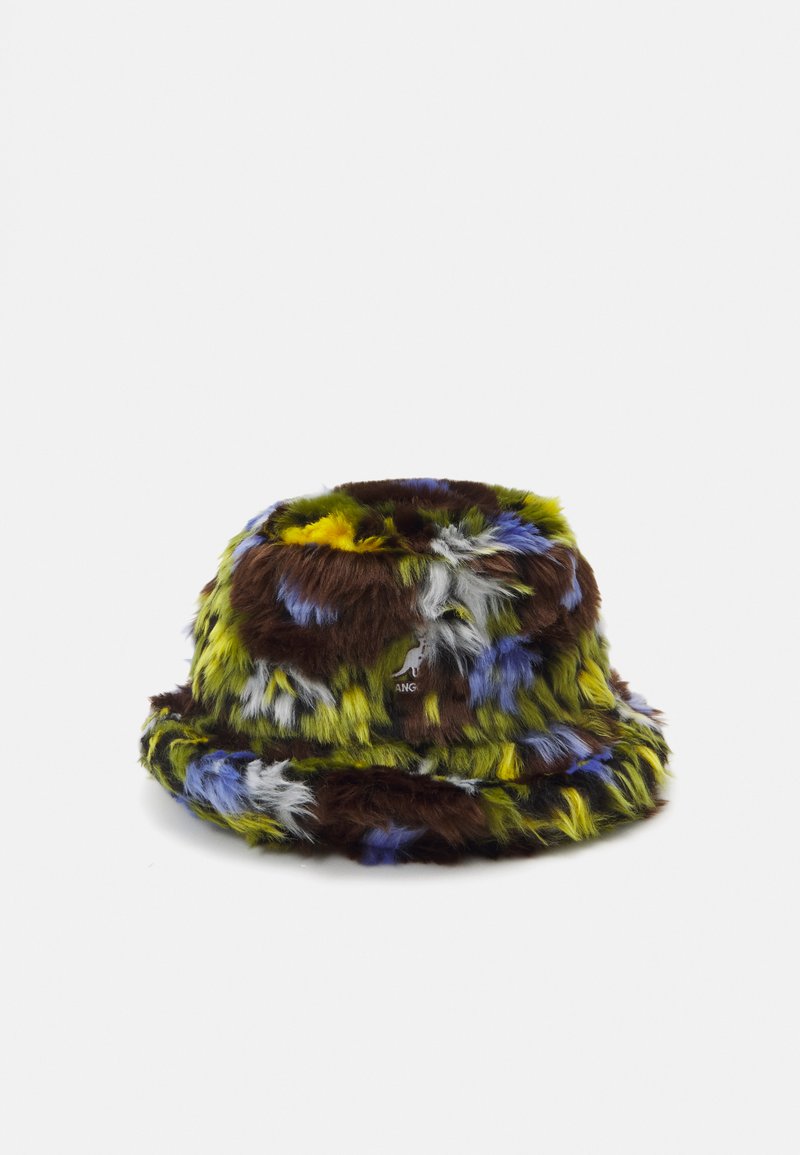 Kangol BUCKET UNISEX - Chapéu - brown/light blue/yellow
