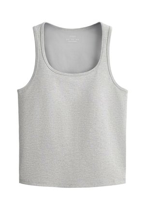 OYSHO, EVERMOVE SQUARE-NECK TANK TOP - Débardeur - mottled grey