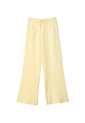 Stradivarius, Pantalon classique - light yellow