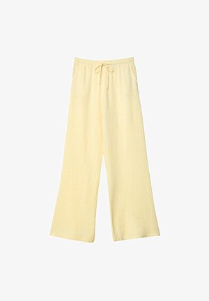 Stradivarius, Pantalon classique - light yellow