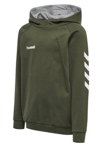 Hummel Jersey con capucha - olive