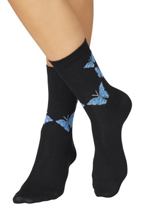 H.I.S, PACK OF 7 - Socks - schwarz gemustert