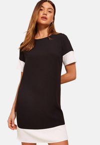 Friends Like These COLOUR BLOCK  - REGULAR FIT - Denné šaty - black white