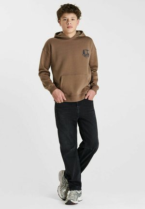 DEFEBO - Sweat à capuche - brown