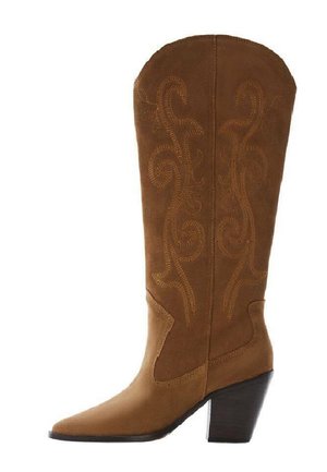 Bottes de cowboy / motard - brown