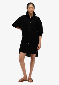 Superdry & Co IBIZA LONGLINE - Ranta-asusteet - black