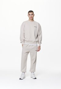 Pegador LOGO OVERSIZED SWEATER - Felpa - washed dust cream