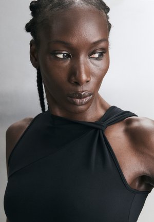 Nike Performance ONE TANK - Μπλούζα - black/white