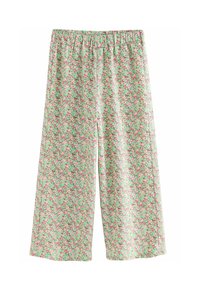 Next - REGULAR FIT - Kelnės - green floral Miniatiūros vaizdas 1