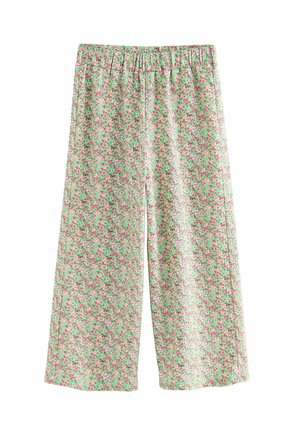 Next REGULAR FIT - Kelnės - green floral