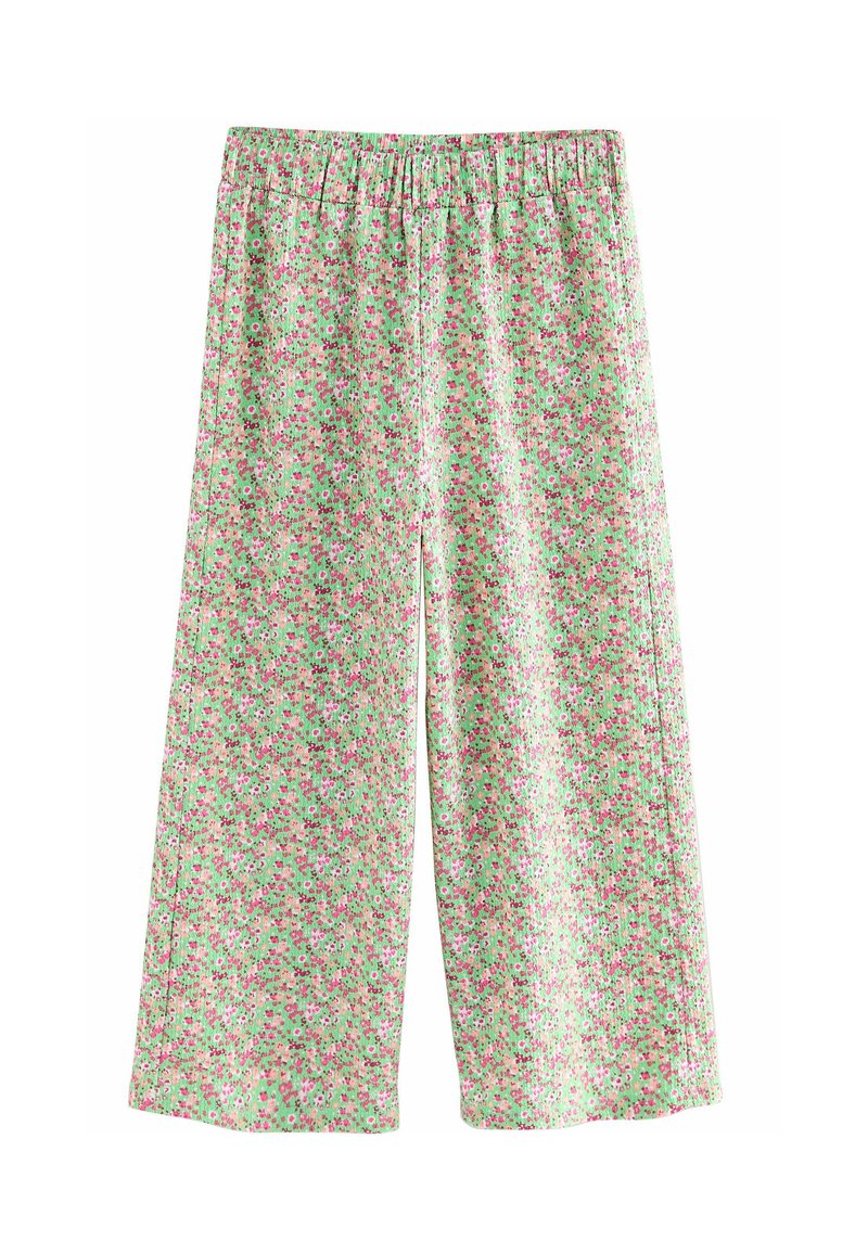 Next - REGULAR FIT - Kelnės - green floral, Padidinti