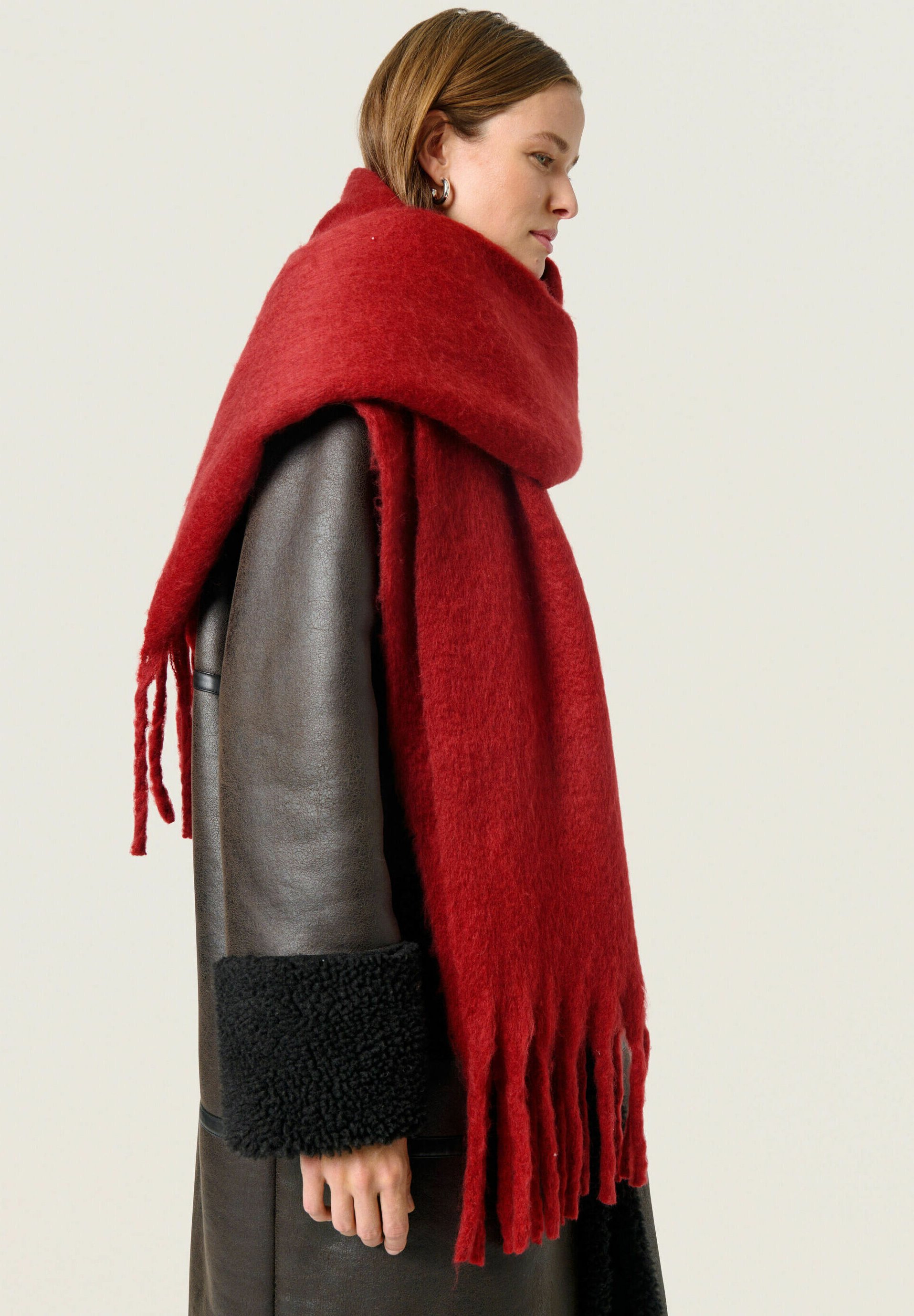 Soaked in Luxury SLHINYA - Scarf - salsa/red - Zalando.ie