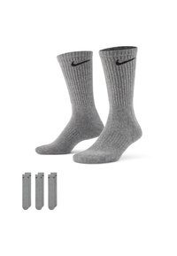 Nike Performance EVERYDAY CUSH CREW 3 PACK - Șosete sport - carbon heather/black