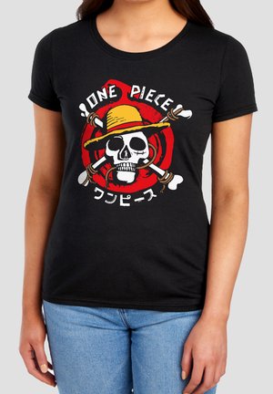 NETFLIX, ONE PIECE DEVIL FRUIT SKULL - Print T-shirt - black
