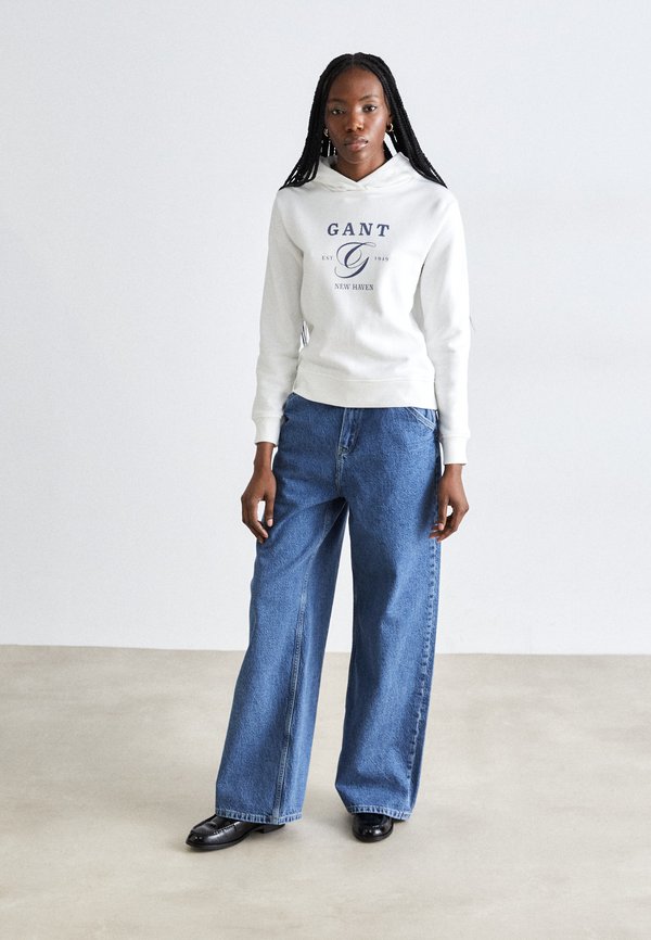 REG GRAPHIC HOODIE - Sweatshirt - eggshell2