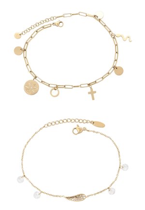 SET 2 PACK - Armbånd - gold-coloured