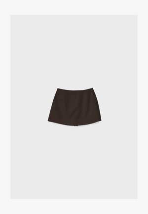 Stradivarius, SKORT WITH SIDE SLIT 04799768 - Buksenederdel - brown