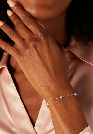 ESSENTIALS - Bracelet - silver-coloured/white