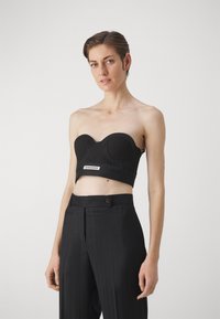 Patrizia Pepe CAMICIA - Topper - nero