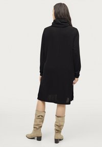 Ellos Plus collection Strickkleid - schwarz