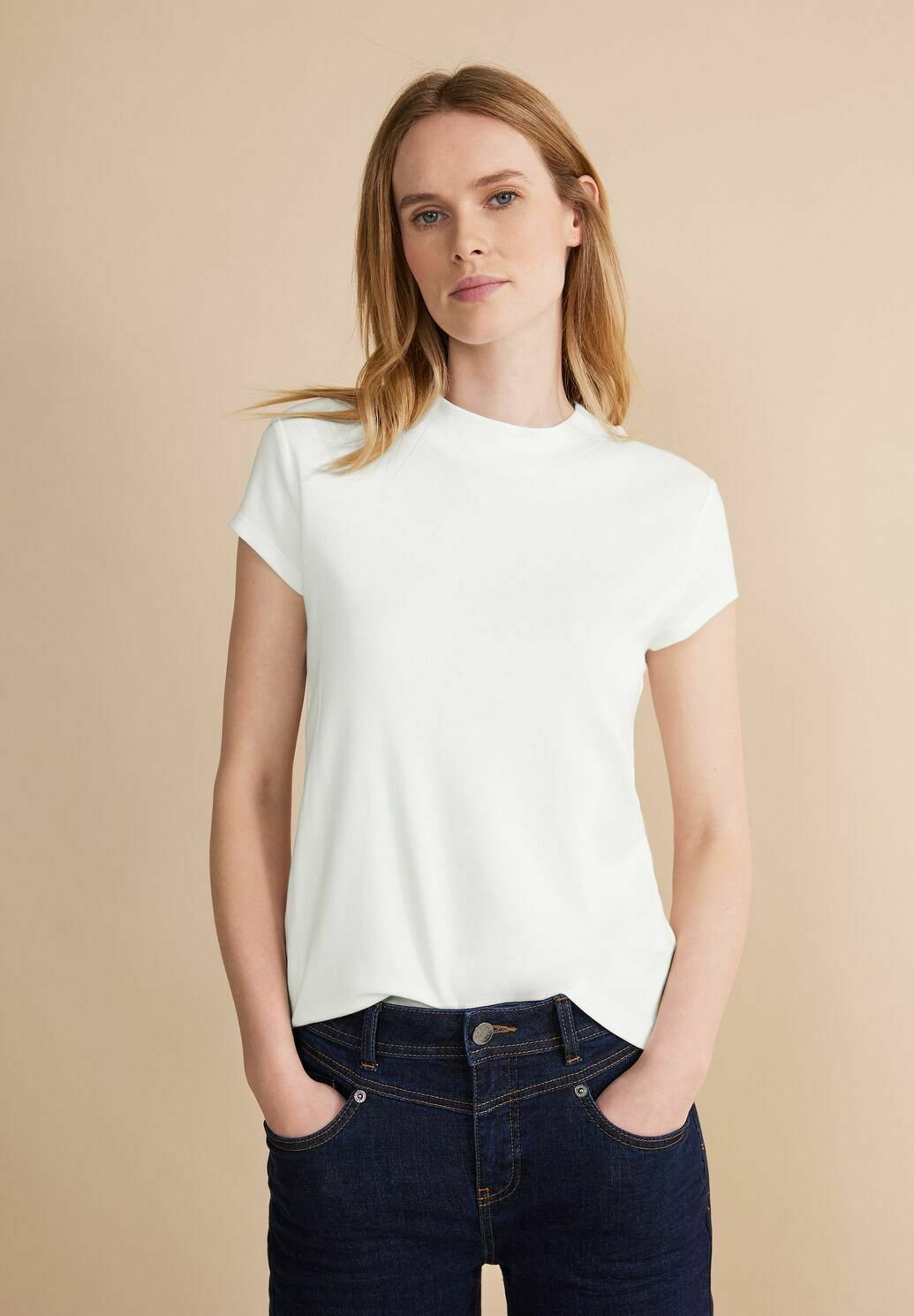 T-shirt Basique Field One – Blanc, Taille M, Neuf