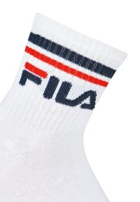 Fila UNISEX  6 PAAR QUARTER  LOGO-BUND - Chaussettes - weiß
