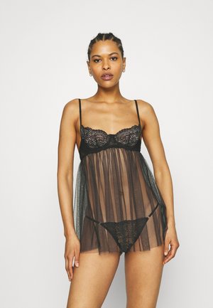 DEMI EMILY SET - Camicia da notte - black