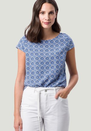 MIT GRAFISCHEM PRINT - Bluser - blue