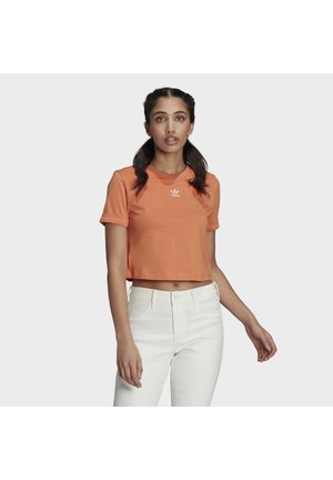 adidas Originals TOP ADICOLOR ORIGINALS REGULAR T-SHIRT - T-shirts print - hazy copper