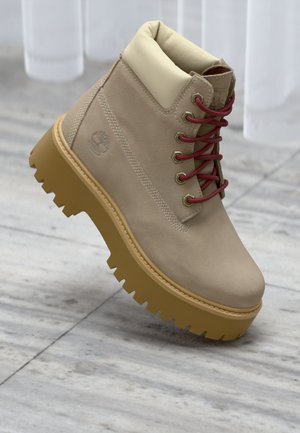 STONE STREET BOOT - Fűzős bokacsizmák - taupe