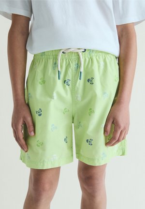 Scalpers, SCALPERS SKULL COLORFUL SWIMSUIT KIDS - Bañador corto - lime